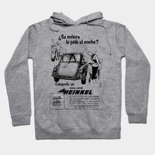 1960s BUBBLE CAR - Spanish language advert Hoodie